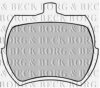 ROVER CDU3030EVA Brake Pad Set, disc brake